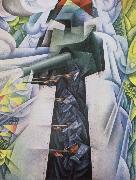 gino severini Armored train France oil painting artist